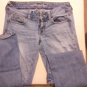 Slim boot cut american eagle size 8